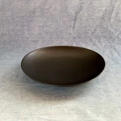 Hakusan Porcelain Dining & Tableware Waen Plate Matt Black