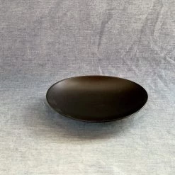 Hakusan Porcelain Dining & Tableware Waen Plate Matt Black