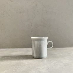 Hakusan Porcelain Yoshizubori Mug Grey Or Navy